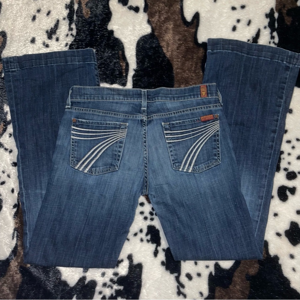7 For All Mankind Dojo jeans! Dark wash size 29